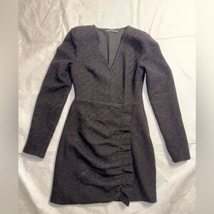 Zara Dark Gray Long Sleeve Dress